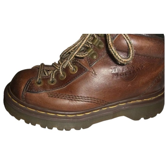 Dr Martens Boots Vintage 90's Brown Doc Grunge Indie Alt Chunky Whimsygoth y2k 6 - Picture 15 of 16